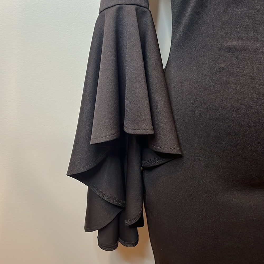 Women’s Black Bodycon Dress - Picture 5 of 9